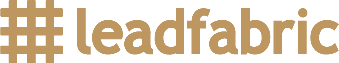 LeadFabric Logo in Gold